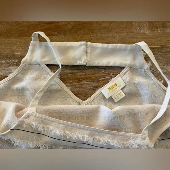 Maeve by Anthropologie Quinn Striped & Fringe Tank Top, Size 8 - Picture 10 of 16